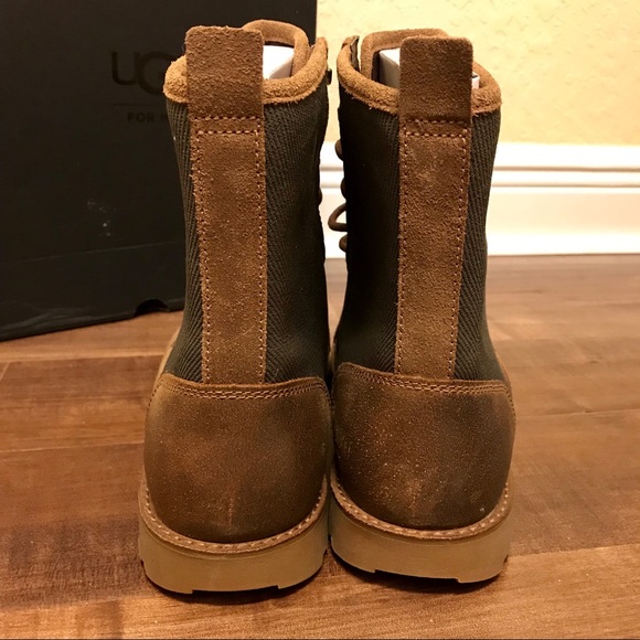 Brand New UGG Men’s Leather Boots Size 10 - Picture 4 of 8